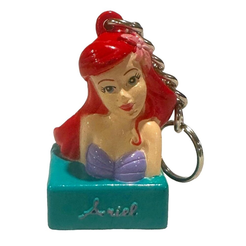 Vintage Disney Princess Ariel Bonne Bell Lip Smacker Keychain Balm Topper VHTF